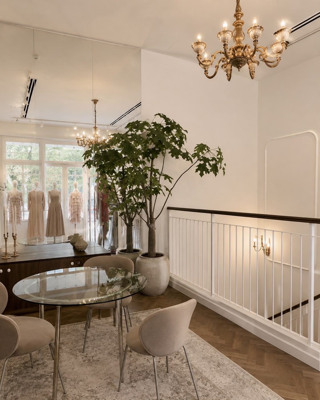 Inside ROZ Studio — the private consultation area in Tel Aviv